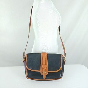 Vintage Dooney & Bourke Black Leather Purse Bag